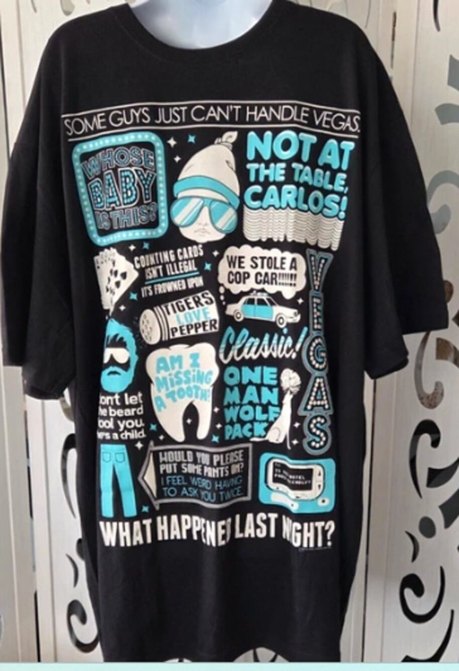The Hangover Movie Graphic Tee 3XL NWT Vegas Quote Shirt True Nation XXXL
